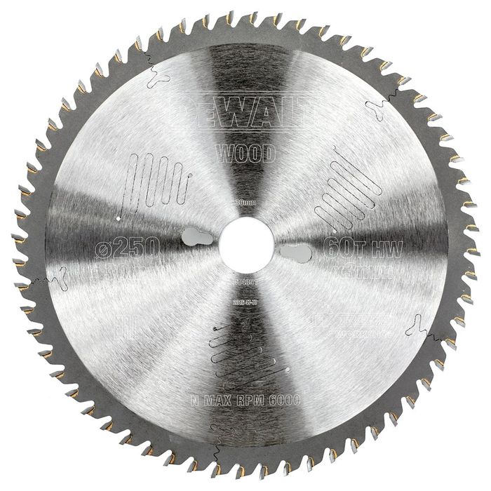 DeWALT CZB 250x30x60t, wisseltand, positief