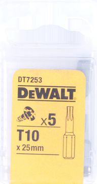 DeWALT 25mm schroefbit voor Torx schroeven T10
