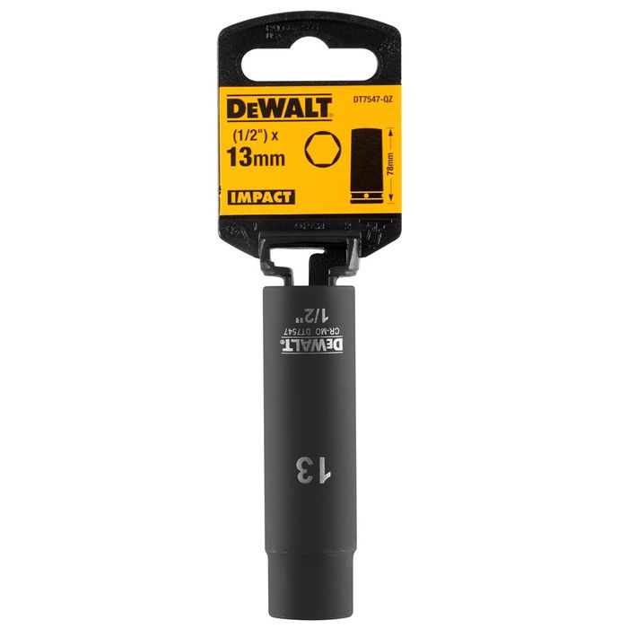 DeWALT Impact dop 13mm 1 2 (Lang)