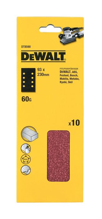 DeWALT Schuurpapier 1 3, 93x230mm (D26423