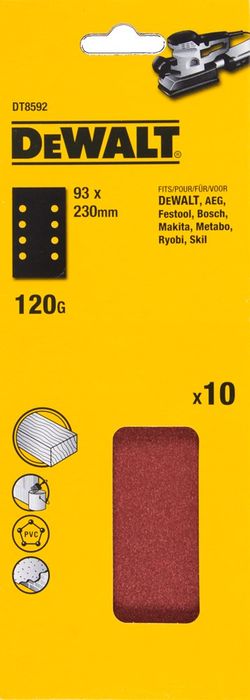 DeWALT Schuurpapier 1 3, 93x230mm (D26423