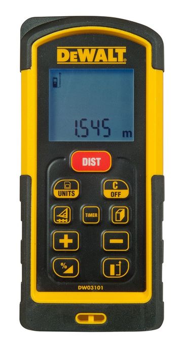 DeWALT Digitale afstandsmeter 100m DeWALT Digitale afstandsmeter 100m