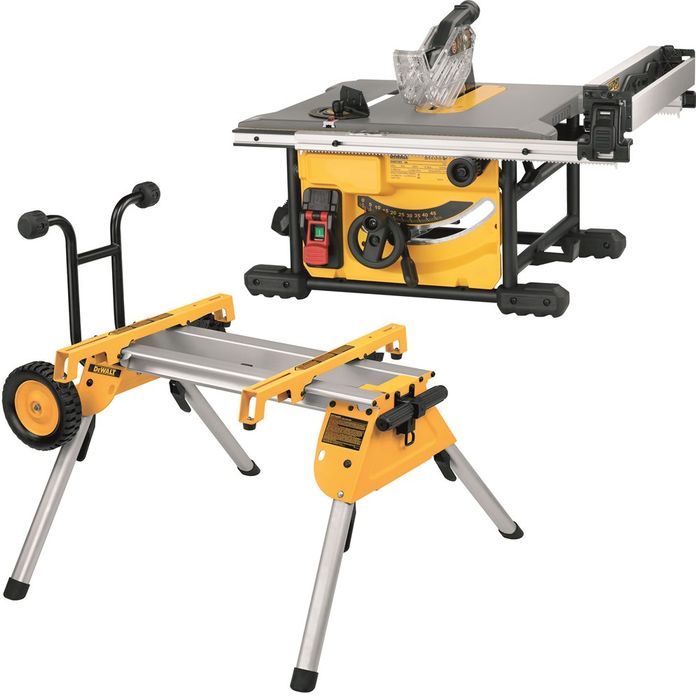 DeWALT Tafelzaag DWE7485 + DE7400-XJ rijdbaar DeWALT Tafelzaag DWE7485 + DE7400-XJ rijdbaar