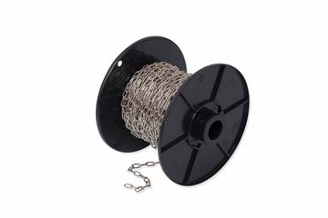 DX Klokketting 1,3Mm Staal Vernikkeld Per M