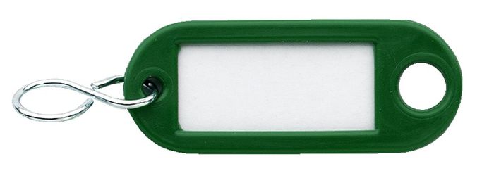 DX Sleutellabel S-haak GROEN DX Sleutellabel S-haak GROEN