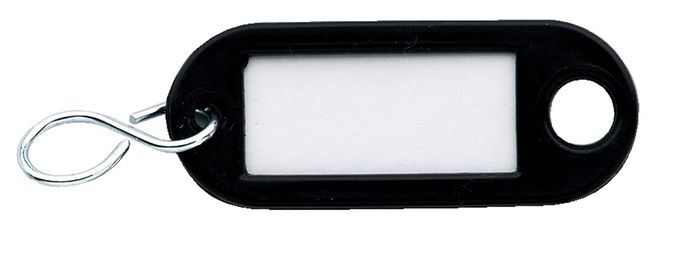 DX Sleutellabel S-haak ZWART DX Sleutellabel S-haak ZWART