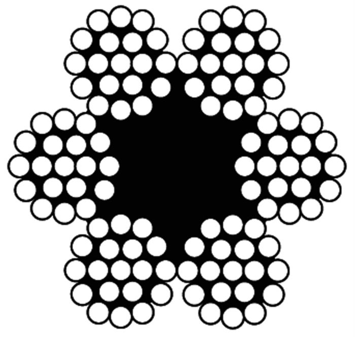 DX 6191-06B25 / Staalk. 6X19+1Twk06Mm DX 6191-06B25 / Staalk. 6X19+1Twk06Mm