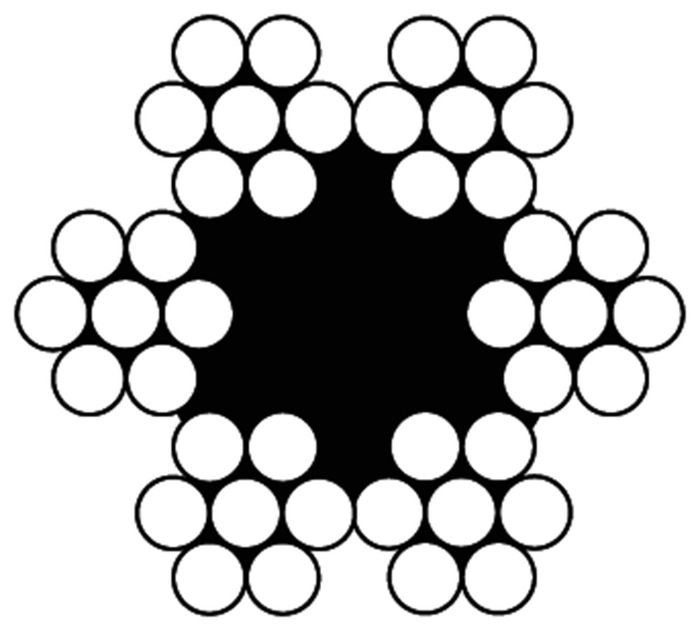 DX 671-01R100 / Staalkabel 4X3+Twk 01Mm