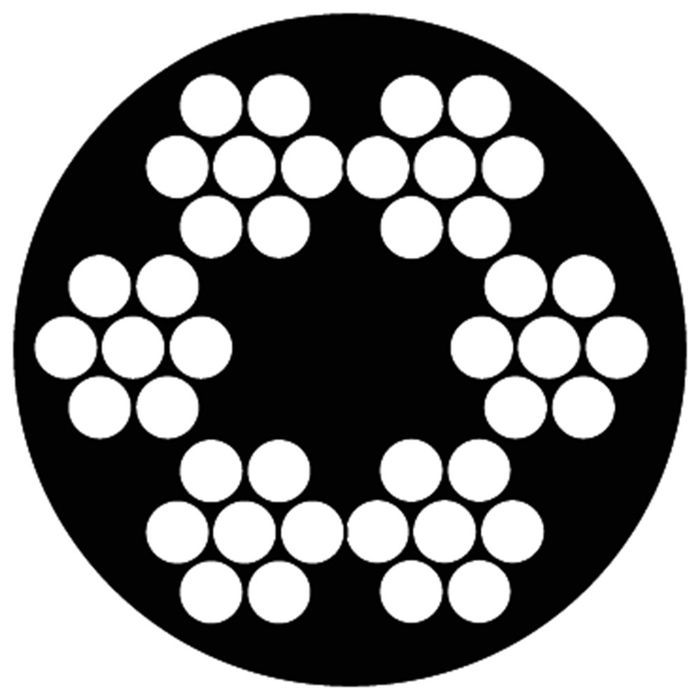 DX Geplastificeerde Staalkabel 6/8mm