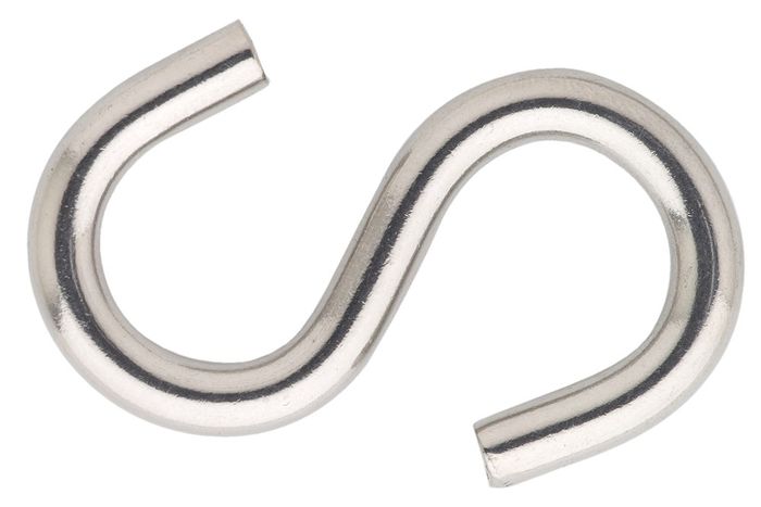 DX Shak 4 Izl / S-Haak 4Mm Rvs Per St. DX Shak 4 Izl / S-Haak 4Mm Rvs Per St.