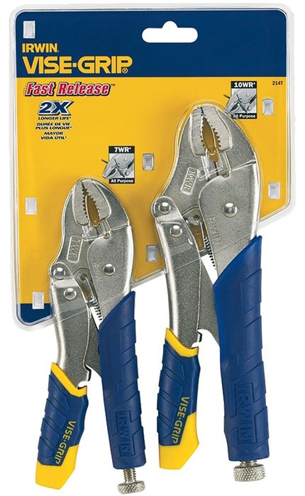 Irwin Set Van 2 Griptangen, Fast Release Irwin Set Van 2 Griptangen, Fast Release