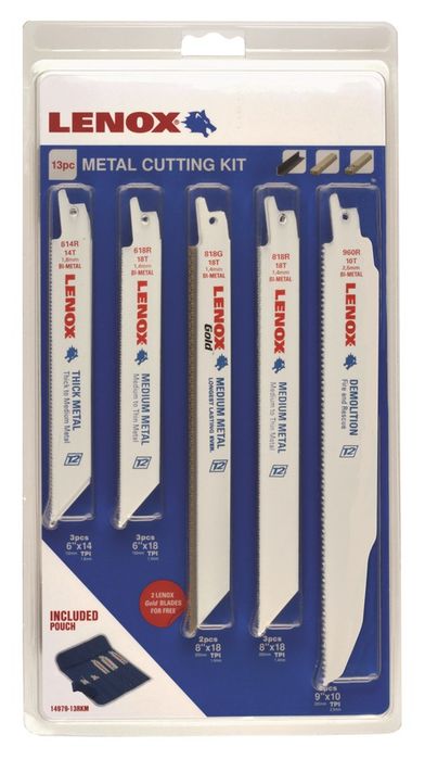 Lenox Recip Pb - Kit De 13 Piýces Lenox Recip Pb - Kit De 13 Piýces