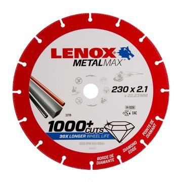 Lenox Doorslijpschijf Diamantmetal Max