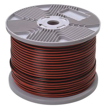 Profile Per Meter Audiokabel 2X0.75 R/Zw (Rol