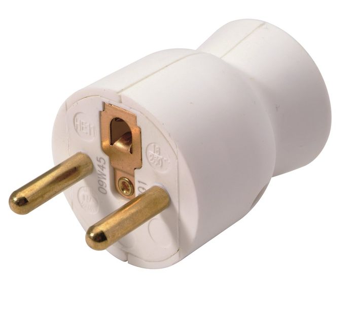 Legrand Stekker Uitgang Zijdelings 2P+A Wit Legrand Stekker Uitgang Zijdelings 2P+A Wit