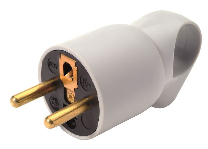Legrand Stekker Met Oog 2P+A Grijs