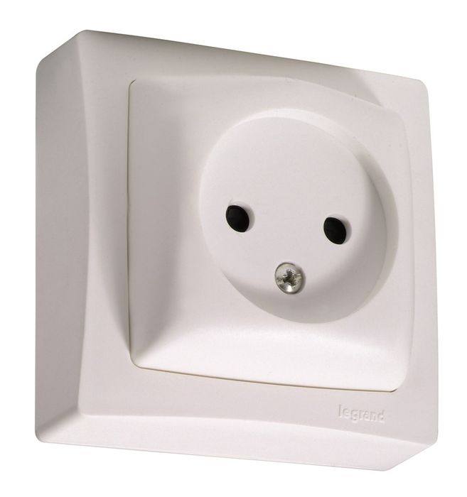 Legrand Oteo Stopcontact 2P +V Legrand Oteo Stopcontact 2P +V