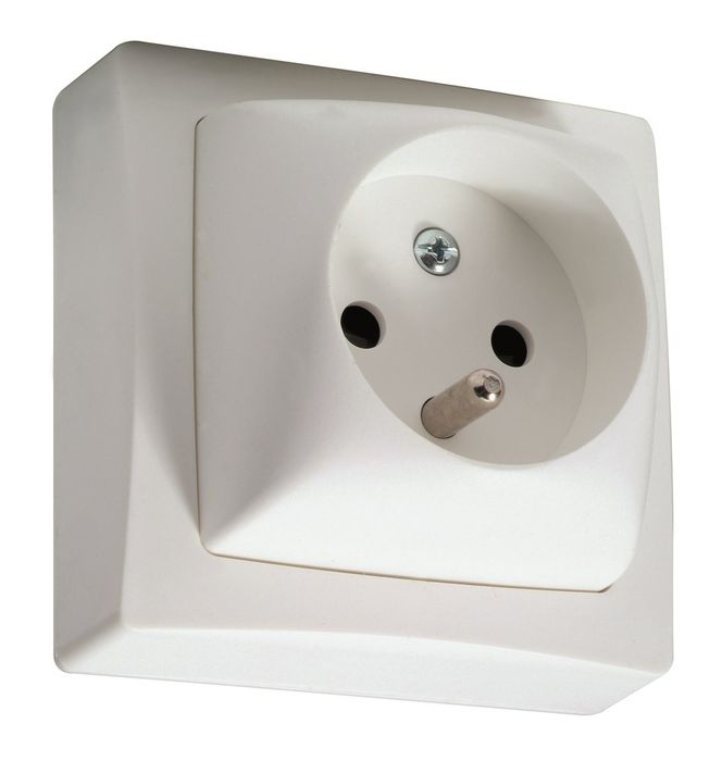 Legrand Oteo Stopcontact 2P +A+V