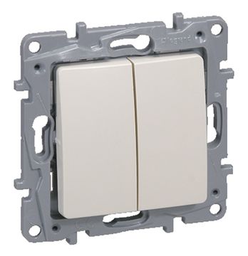 Legrand Schakelaar Wissel 2X Niloe Creme