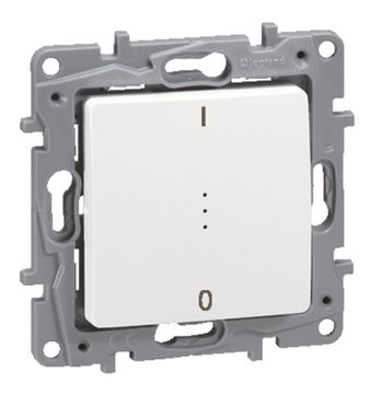 Legrand Schakelaar 2P Controle Niloe Wit