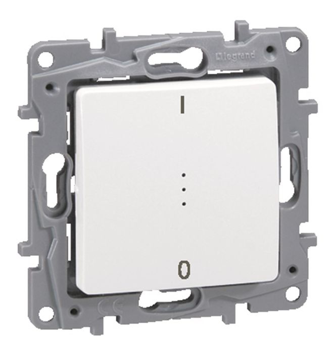 Legrand Schakelaar 2P Controle Niloe Wit Legrand Schakelaar 2P Controle Niloe Wit