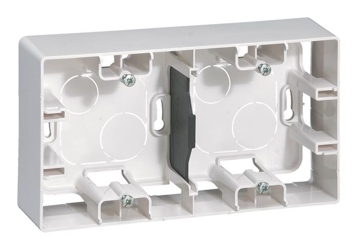 Legrand Opbouwkader 2M Vert/Hor Niloe Wit Legrand Opbouwkader 2M Vert/Hor Niloe Wit