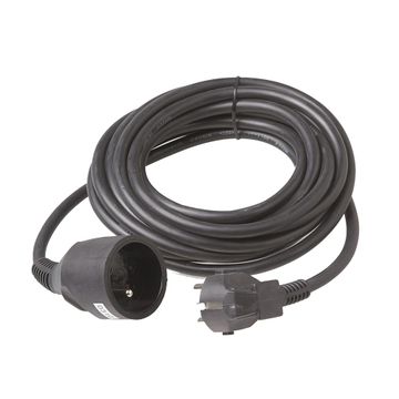 Profile Verlengsnoer 3G1.5 Pvc 5M Zwart