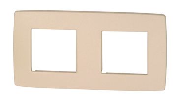 Niko Afdekplaat 2V Hor Original Cream