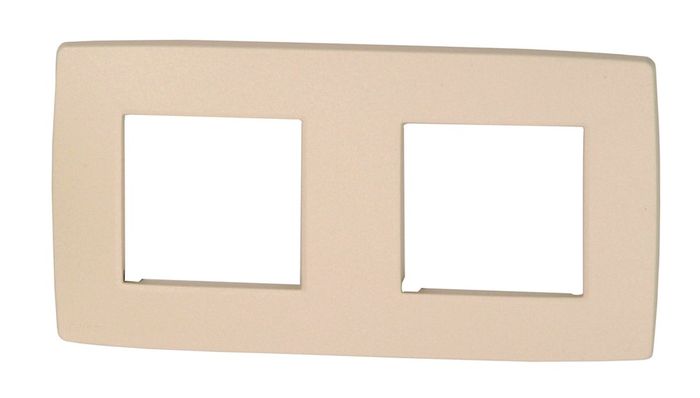 Niko Afdekplaat 2V Hor Original Cream Niko Afdekplaat 2V Hor Original Cream