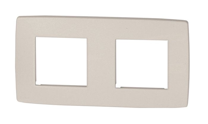 Niko Afdekplaat 2V Hor Original White