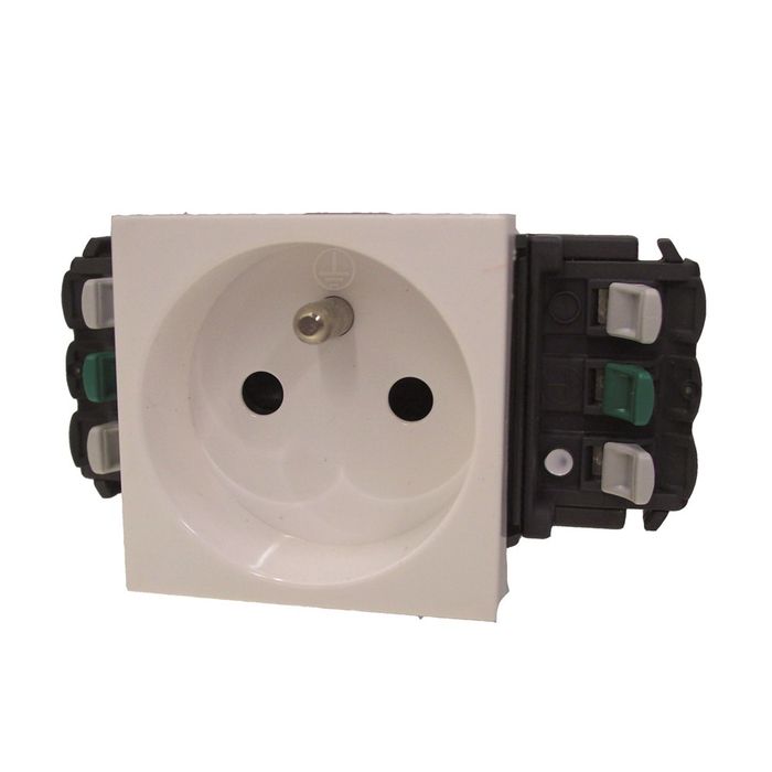 Legrand Mosaic Stopcontact2P+A Steekkl 2 Legrand Mosaic Stopcontact2P+A Steekkl 2