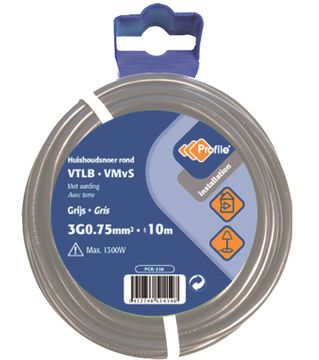 Profile Vtlb 3G0,75 Grijs 10M Blister