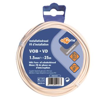 Profile Vob 1.5 Wit 25M Blister