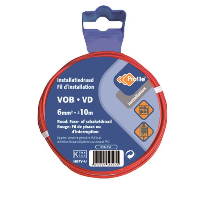 Profile Vob 6Mm Rood 10M Blister~790410375 Profile Vob 6Mm Rood 10M Blister~790410375