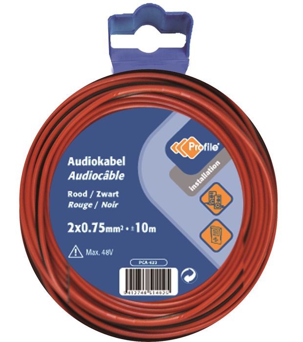 Profile Audiocable 2X0.75 R/Zw 10M Bl~790410445 Profile Audiocable 2X0.75 R/Zw 10M Bl~790410445