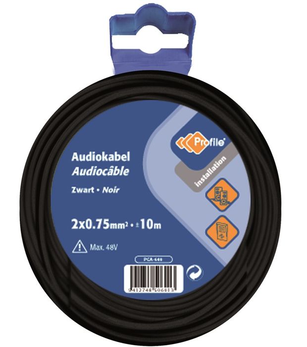 Profile Vtlmb 2 X 0,75 Zwart 10M Blister Profile Vtlmb 2 X 0,75 Zwart 10M Blister