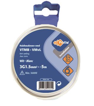 Profile Vtmb 3G1.5 Wit 5M Blister~790410644
