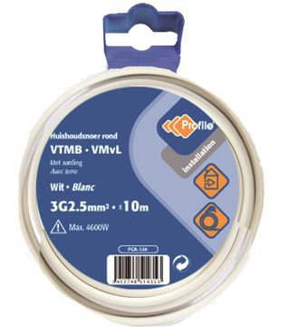 Profile Vtmb 3G2.5 Wit 10M Blister~790410692