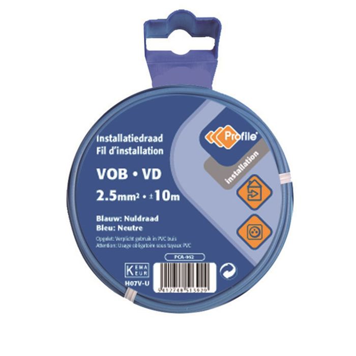 Profile Vob 2.5 Blauw 10M Blister Profile Vob 2.5 Blauw 10M Blister