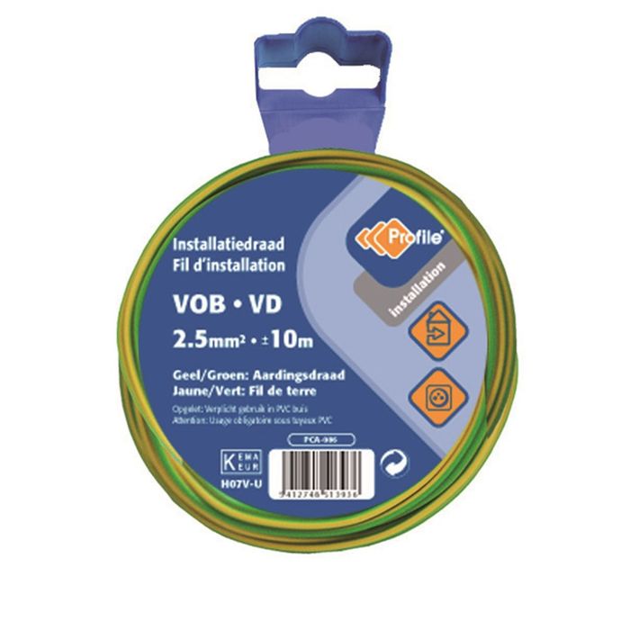 Profile Vob 2.5 Geel/Groen 10M Blister