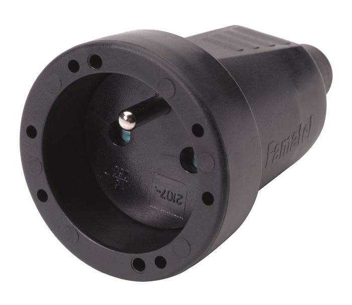 Profile Tegenstekker Pvc 2P+A Zw~790800522 Profile Tegenstekker Pvc 2P+A Zw~790800522