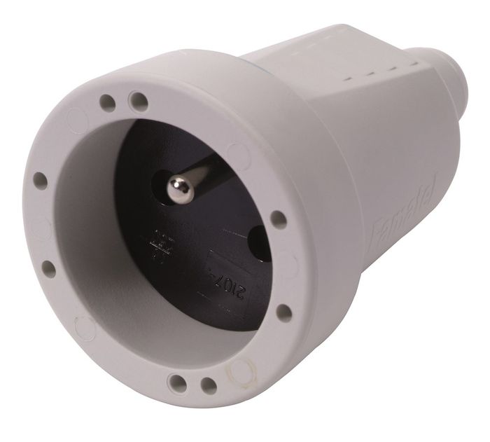 Profile Tegenstekker Pvc 2P+A Grijs~790800732