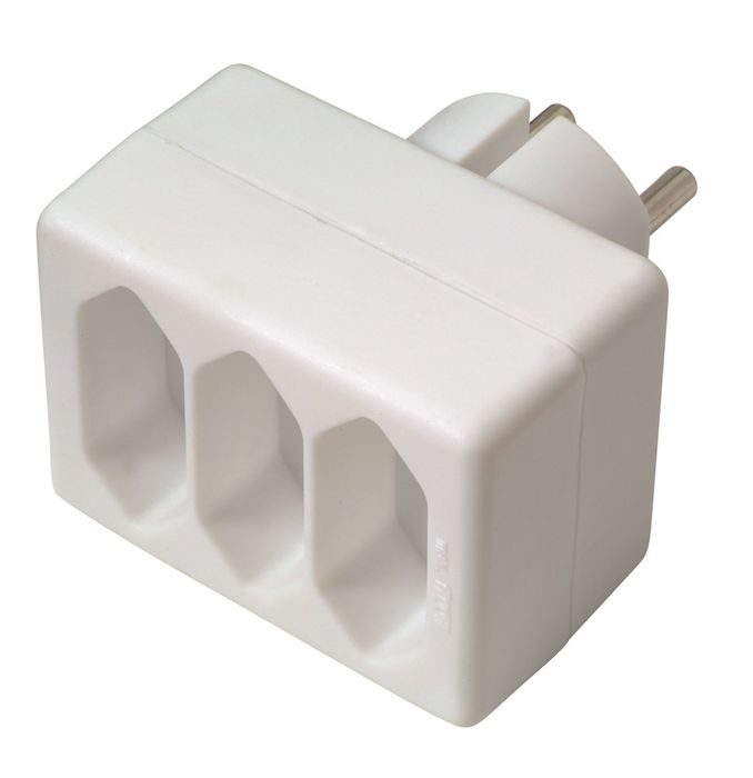 Profile Domino 3X2.5A Wit      ~790801546