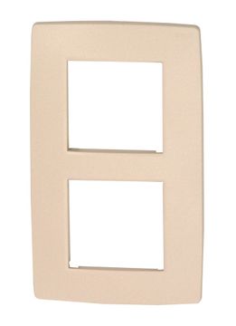 Niko Eco Afdekplaat 2V Vert Orig Cream