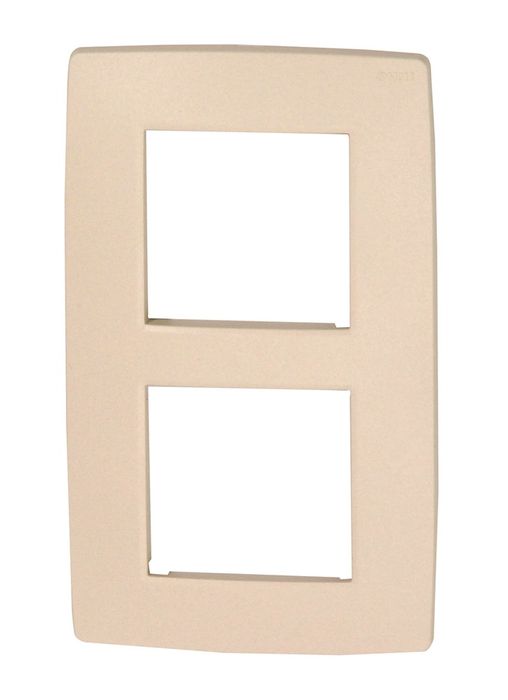 Niko Eco Afdekplaat 2V Vert Orig Cream