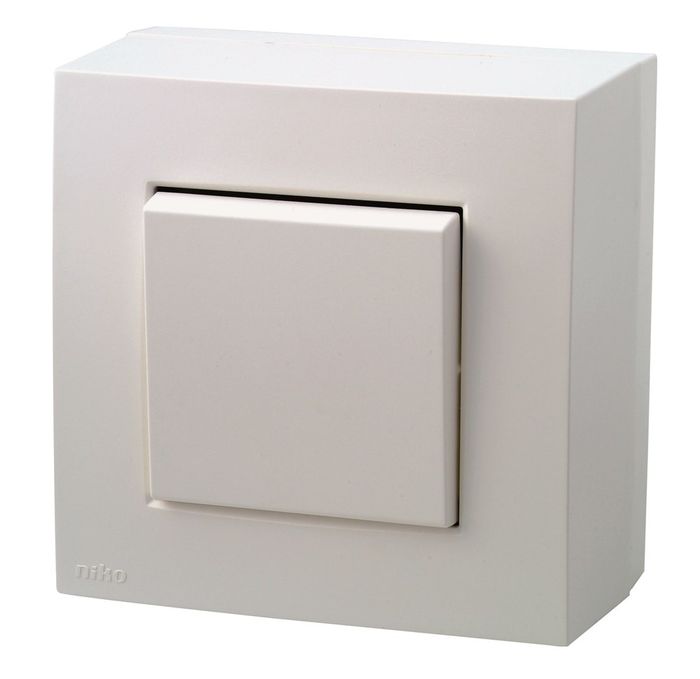 Niko OPBOUWKIT SCHAKELAAR 1P WHITE ELQUEST