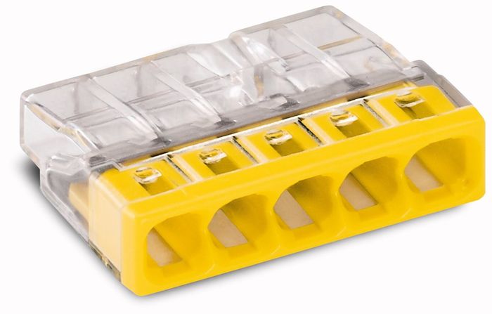 Wago Steekklem 5X 0.5-2.5Mm Geel 10St Wago Steekklem 5X 0.5-2.5Mm Geel 10St