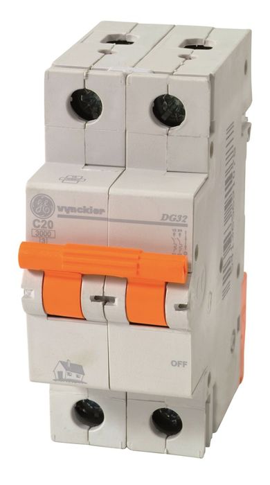 GE Vynckier Sokkelautomaat 2P 20A