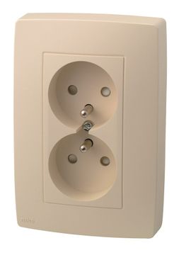 Niko STOPCONTACT DUBBEL +A+V ORIG C ELQUEST -
