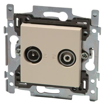 Niko Stopcontact Tv+Fm Edu Orig Cream
